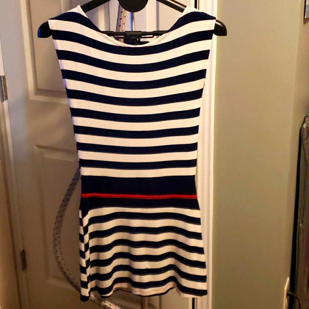 AMPM sailor stripped short dress. - Picture 2 of 2